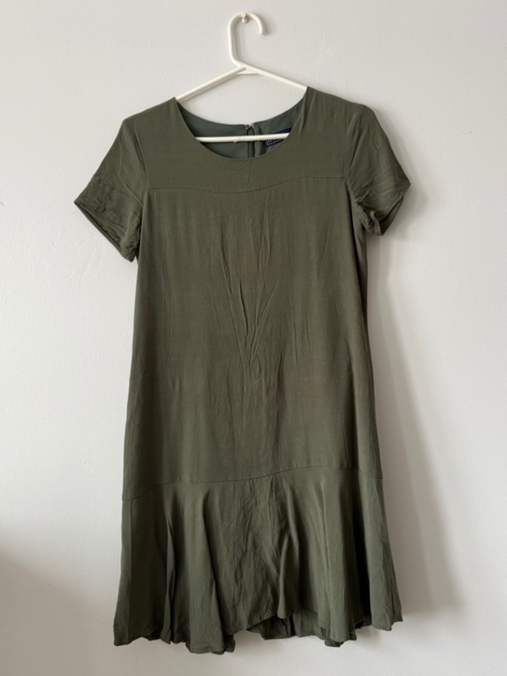 GAP T-shirt Dress with Mini Pleats | Lined | Cottagecore | Size S